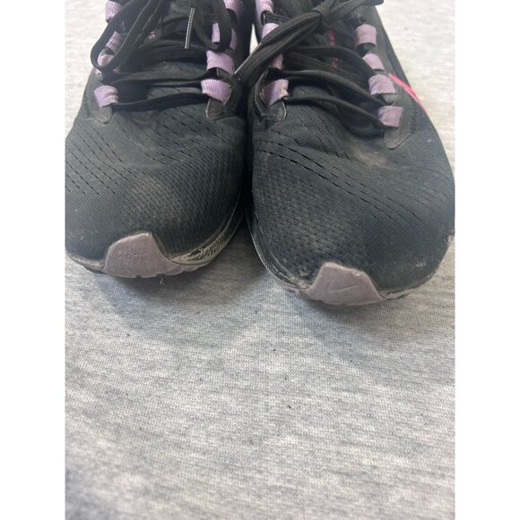 Nike Air Zoom Pegasus 38 Shoes Women's Running Sneakers Size 10 Black Lace Up - Picture 2 of 7